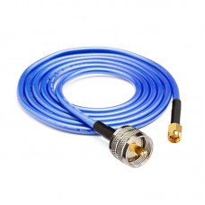 Кабельная сборка UHF-male - Sma-male 5 м., кабель 5D-FB CU (медь)