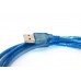 USB удлинитель USB(male) - USB(female) длинна 500 см. цвет синий купить в Москве – цена 800.0000 в интернет-магазине МСК-ГСМ