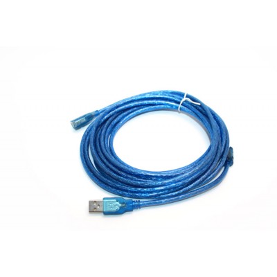 USB удлинитель USB(male) - USB(female) длинна 10 метров цвет синий купить в Москве – цена 1800.0000 в интернет-магазине МСК-ГСМ