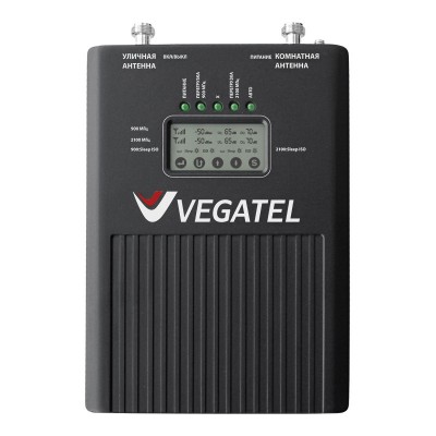Репитер VEGATEL VT2-900E/3G (LED). Усилитель сотовой связи 2G и интернета 3G двухдиапазонный. Площадь действия до 600 м2 купить в Москве – цена 46636.0000 в интернет-магазине МСК-ГСМ
