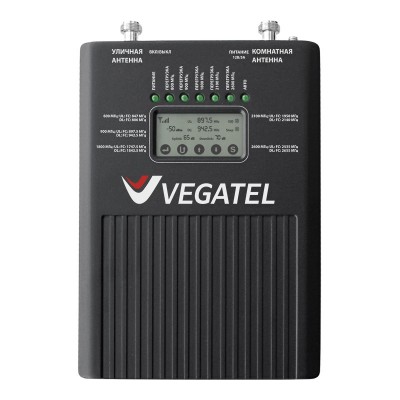 Репитер VEGATEL VT2-5B (LED). Усилитель сотовой связи 2G и интернета 3G, 4G, LTE пятидиапазонный. Площадь действия до 600 м2 купить в Москве – цена 94484.0000 в интернет-магазине МСК-ГСМ