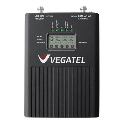 Репитер VEGATEL VT3-900E/3G (LED). Усилитель сотовой связи 2G и интернета 3G двухдиапазонный. Площадь действия до 1000 м2 купить в Москве – цена 53471.0000 в интернет-магазине МСК-ГСМ